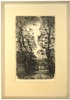 Runo Andersson, ''Borgen'', etsning nr 9/50, signerad, daterad 1966. 