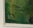Dan Dahlqvist, ''Efter Regn'', olja på duk, monogramsignerad D.D.