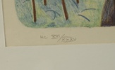 Elis Ryberg, ''Operabaren'', litografi HC nr 16/35, signerad. 