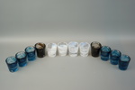 Ulrica Hydman-Vallien, snapsglas, 12 st, "Mine", Kosta Boda.