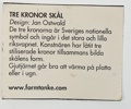Jan Ostwald, skålar, 3 st, gjutjärn.