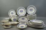 Matservis, 61 delar, flintgods, "Astrid", Gefle, 1902-1908.