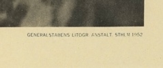 Gustaf VI Adolf, litografiskt tryck, 1952.