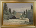 Oidentifierad konstnär, olja på duk, signerad J. Karttunen, daterad 1990.