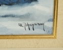 Leif Johansson, olja på duk, 2 st, signerade.