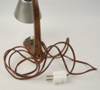 Bordslampa, metall, 1900-talets mitt.