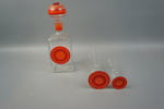 Glas, 2 olika modeller, samt karaff, 15 delar.