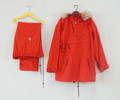 Anorak och byxor, bomull/polyester, Fjällräven.