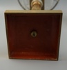 Fotogenlampa, glas/mässing.