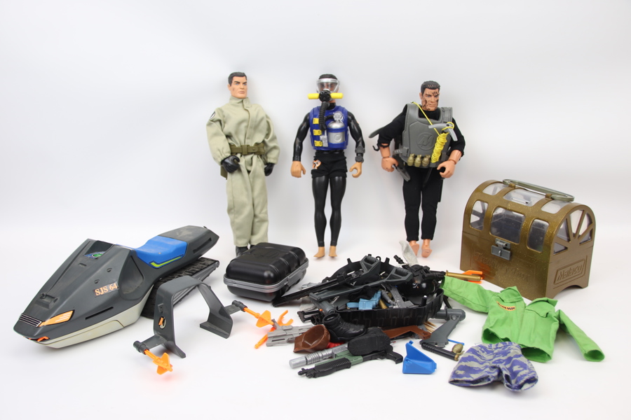 Actionfigurer m.m, ett parti.