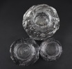 Ann Wärff, ljuslyktor, 3 st, glas, ''Snöboll'', Kosta Boda.