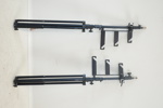 Belysningsstativ, 2 st, Manfrotto 004 CF, Italien.