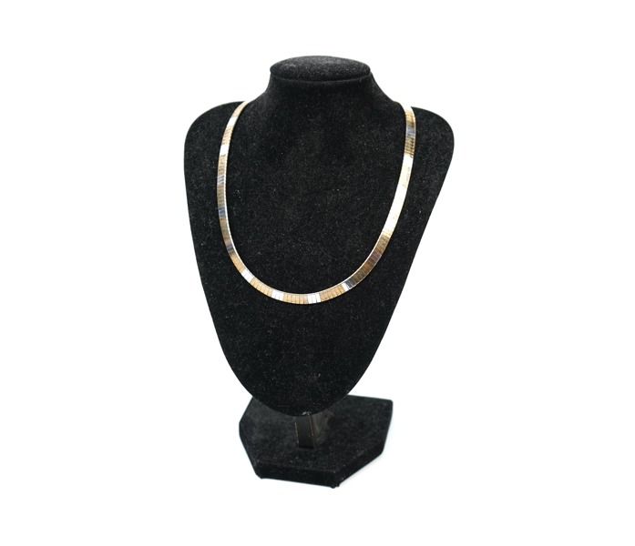 Collier, förgyllt silver och silver 835.