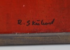 Roger Skärlund, blandteknik, 2 st, signerade.
