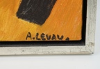 Alvar Levaus, olja på duk, signerad.