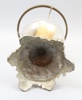 Fotogenlampa, mässing/glas.