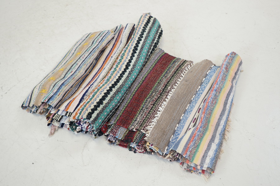 Trasmattor, 6 st, textil.