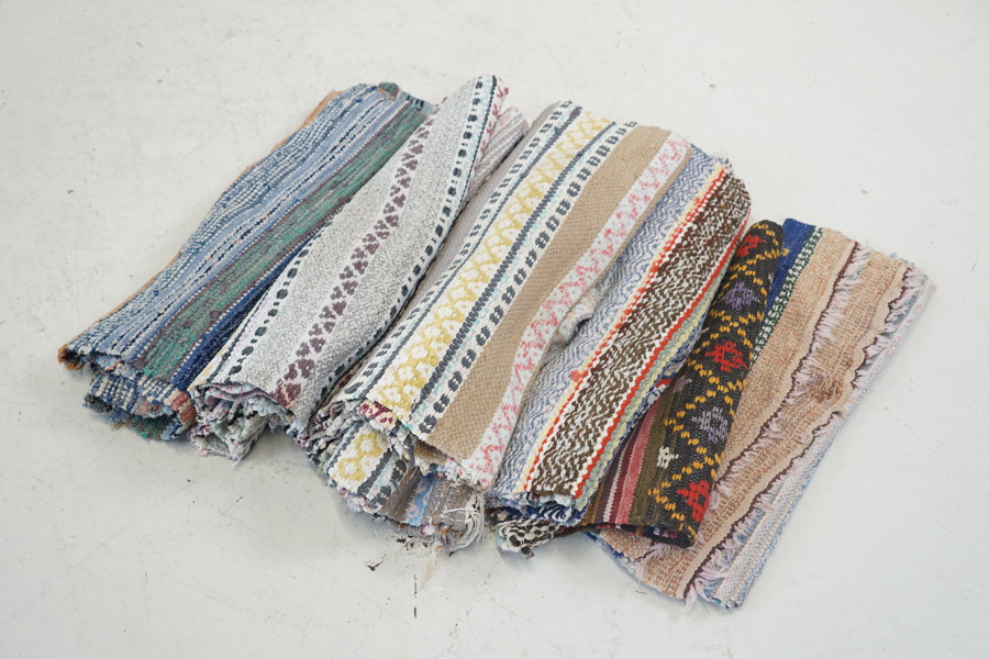Trasmattor, 6 st, textil.