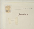 Gerhard Wihlborg, ''Gårdshörn'', olja på pannå, signerad.