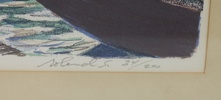 Roland Svensson, ''Gamla Oxelösund'', litografi nr 34/200, signerad. 