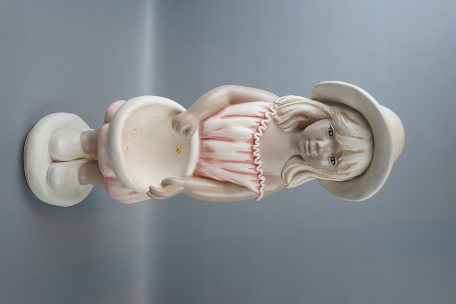 Trägårdsfigurin, keramik, Alice Figuren, Tyskland.