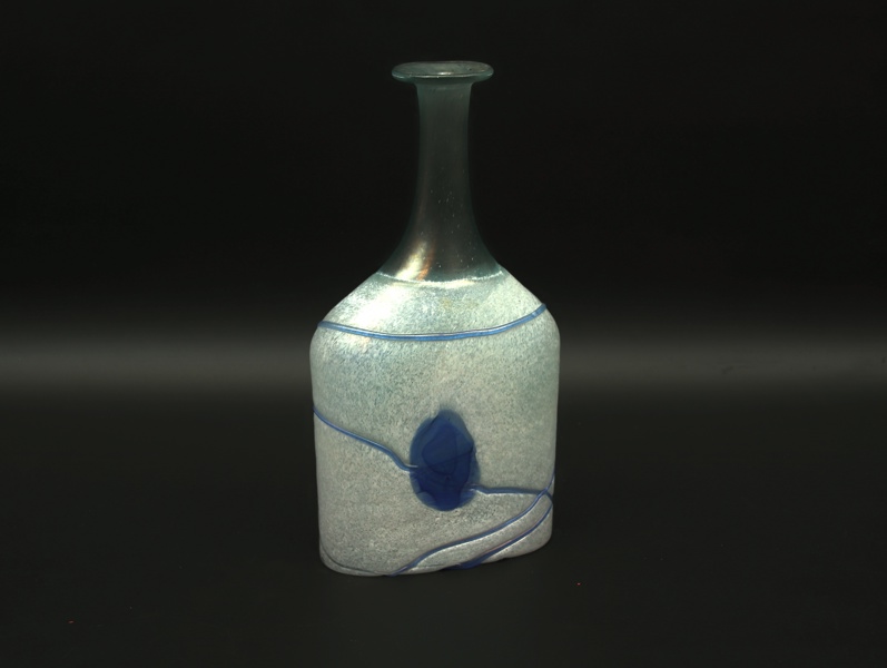 Bertil Vallien, vas, glas, ''Galaxy blue'', Kosta Boda.