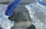 Bertil Vallien, vas, glas, ''Galaxy blue'', Kosta Boda.