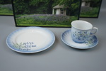 Kaffeservis, 26 delar, porslin, "Blåklocka", Svaneholm.