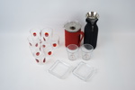 Karaffer, glas m.m, 14 delar, glas, bl.a Iittala och Eva Solo.