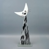 Emma P. Dahl, skulptur, glas, signerad.