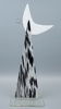 Emma P. Dahl, skulptur, glas, signerad.