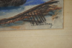 Åke Wennberg, pastell, signerad.