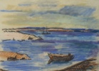Åke Wennberg, pastell, signerad.