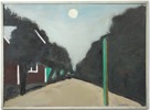 Hendrik Nyberg, ''Månen'', olja på duk, signerad, daterad 1982.