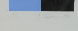 Ilkka Pärni, seriegrafi nr 1/1, signerad, daterad 2007.