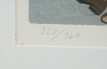 Ulf Greder, litografi nr 320/360, signerad.