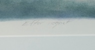 Björn Ekgren, ''Efter regnet'', litografi nr 151/250, signerad.
