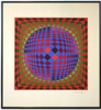 Victor Vasarely, serigrafi nr 6/40, signerad.