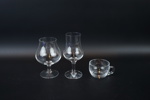 Glasservis, 6+6+6 st, glas, Orrefors.