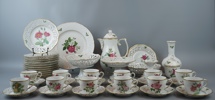 Kaffeservis, 34 delar, porslin, "Klassiska Rosor", Schumann Arzberg.