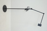 Golvlampa, metall, ställbar, "Nymåne", IKEA.
