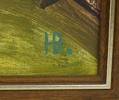 Hans Billgren, blandteknik, monogramsignerad.