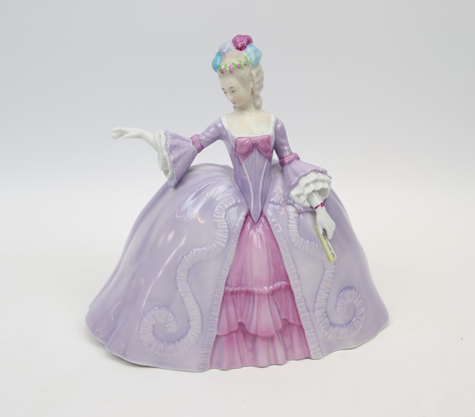 Figurin, porslin, ''Marianne - The Minuet'', Franklin Porcelain.