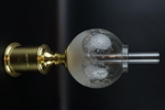 Fotogenlampa, mässing/glas, E.S.Sørensen, Scantime, Danmark.