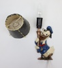 Vägglampa, metall, ''Kalle Anka'', OLUK, Danmark 1950/60-tal.