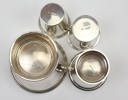 Bägare, 4 st, silver.