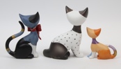 Rosina Wachtmeister, figuriner, 3 st, porslin, Goebel.