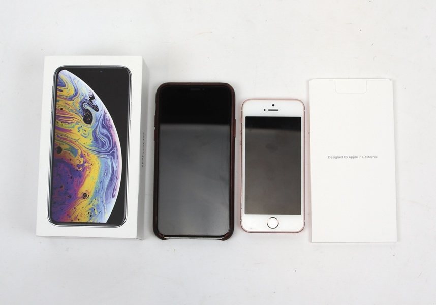 Iphone XS och Iphone SE, Apple.