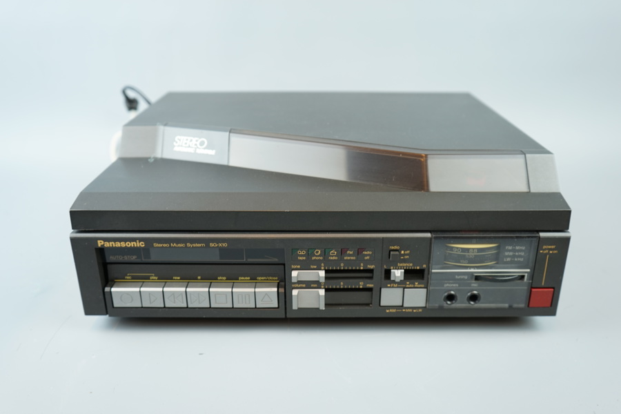 Stereo med skivspelare, Panasonic, SG-X10.