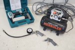 Dykertpistol, Makita, och kompressor, Herkules Pro-Line.